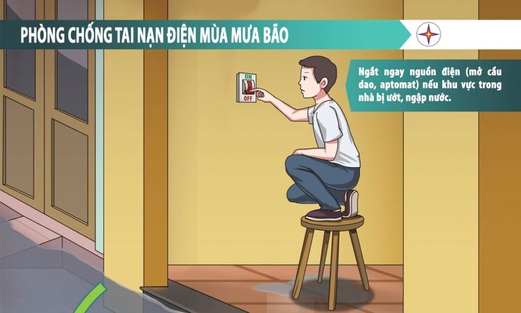 Để phòng ngừa tai nạn điện trong mùa mưa bão, hạn chế đến mức thấp nhất thiệt hại do thiên tai gây ra
